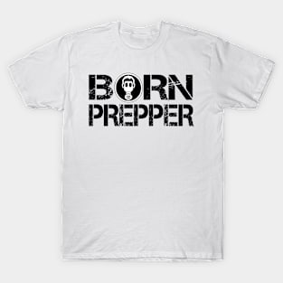 Born Prepper - Gas Mask T-Shirt